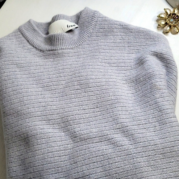 Wilfred Free Lolan Grey Sweater Cropped, oversized, merino-wool sweater2 - Picture 5 of 13